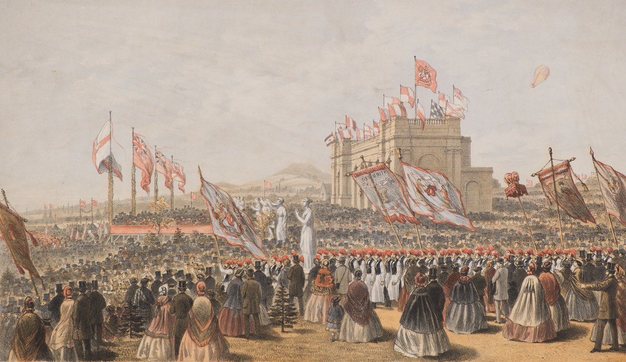 Otevření Baxter Park Dundee 9. září 1863 od William Husband McFarlane