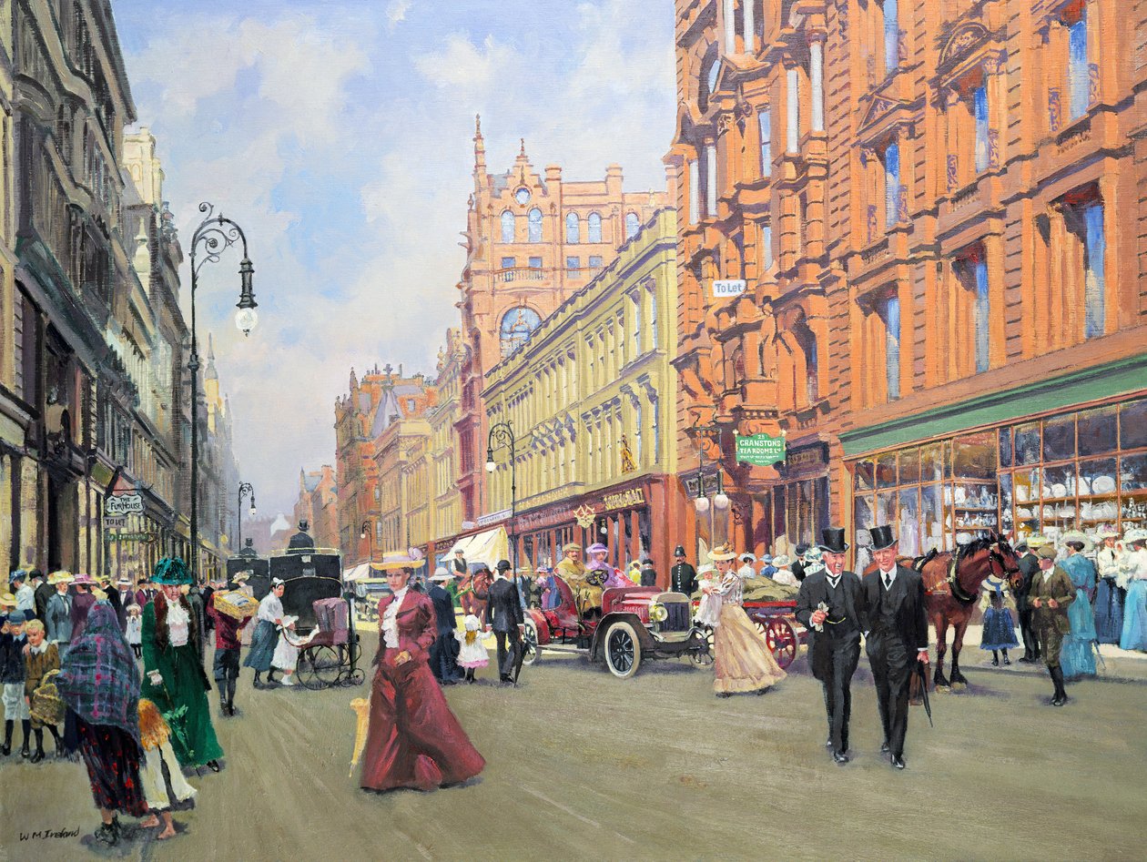 "Buchanan Street v roce 1910" od William Ireland