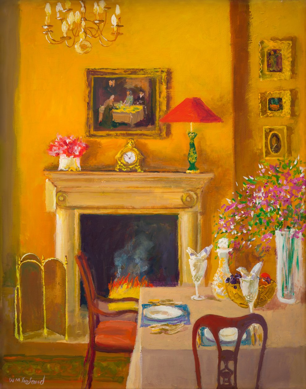 Zlaceno (olej na desce) od William Ireland