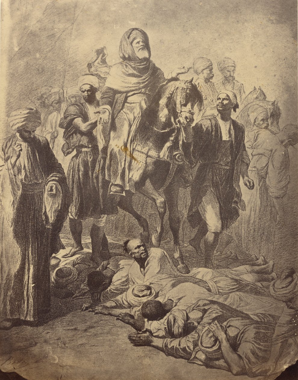 Odjezd Scherif es lam do Mekky. od William J. Stillman