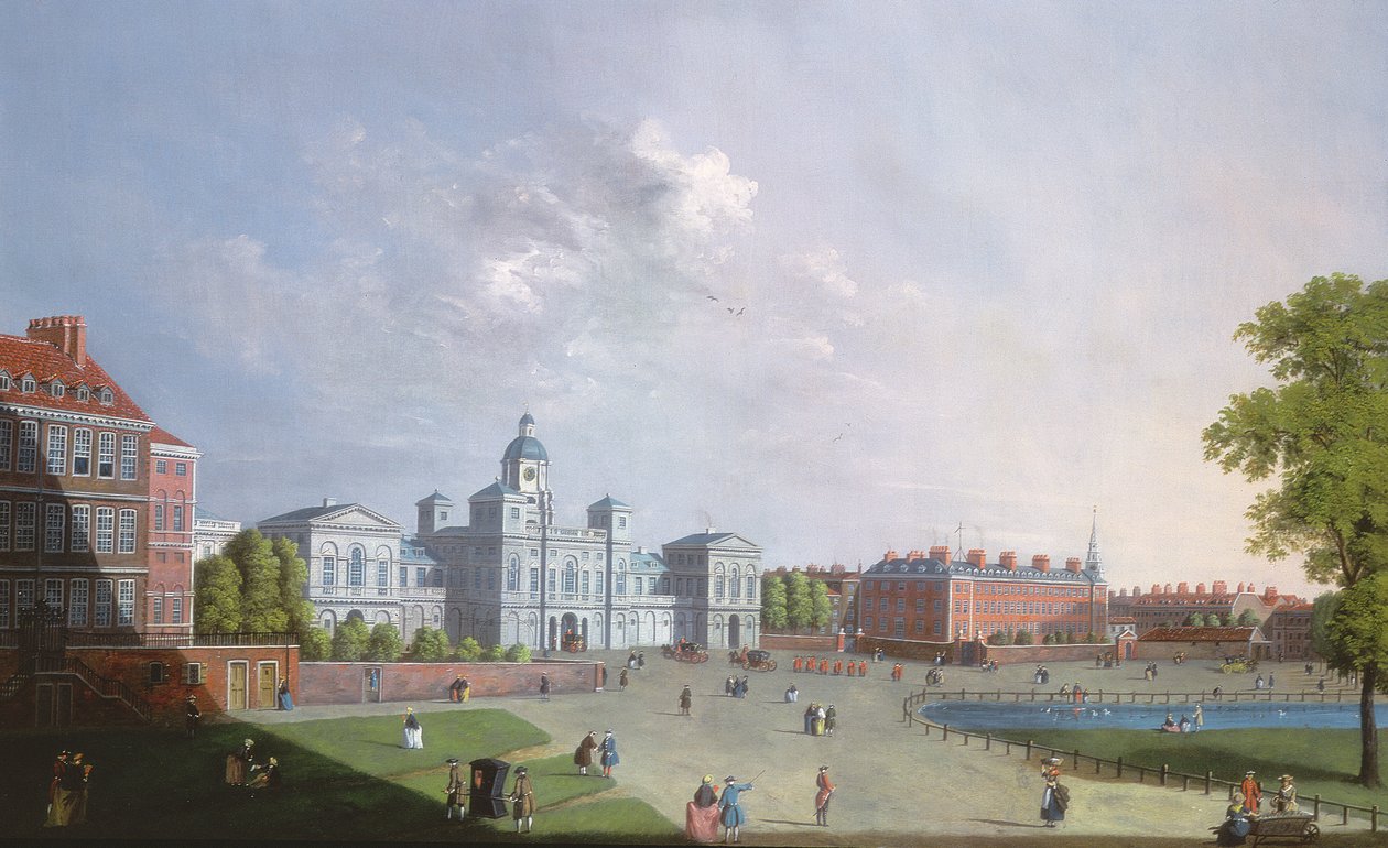 Horse Guards Parade, Westminster, 18. století od William James