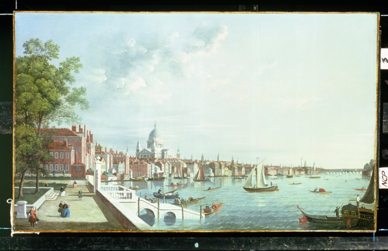 Temže Z Somerset House, Při Pohledu Po proudu od William James