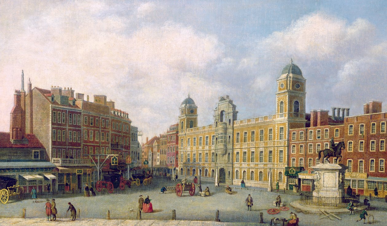 Pohled na Northumberland House, c.1770 od William James