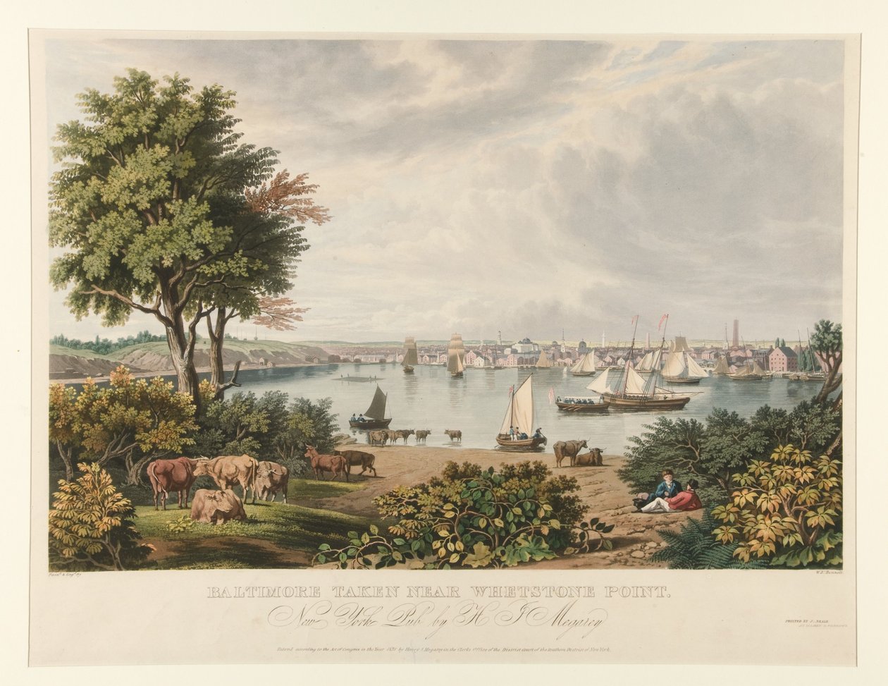 Baltimore vyfotografovaný poblíž Whetstone Pointu od William James Bennett