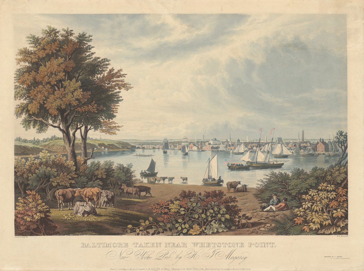 Baltimore Pořízeno poblíž Whetstone Point od William James Bennett