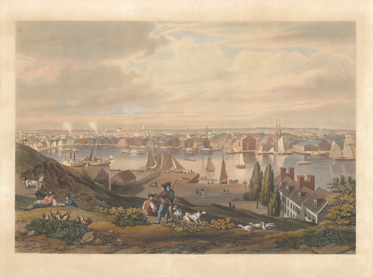Baltimore z Federal Hill od William James Bennett