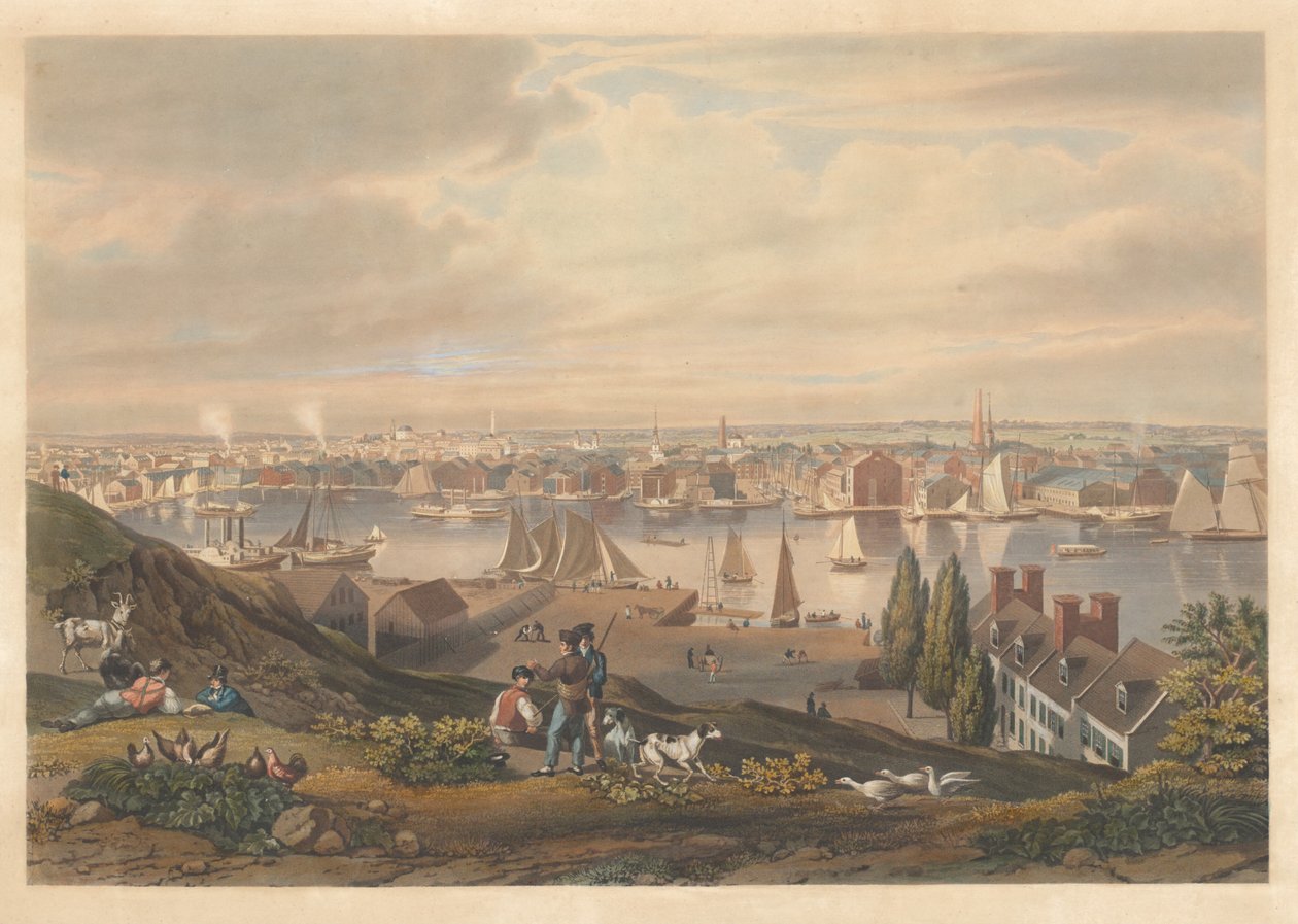 Baltimore z Federal Hill od William James Bennett
