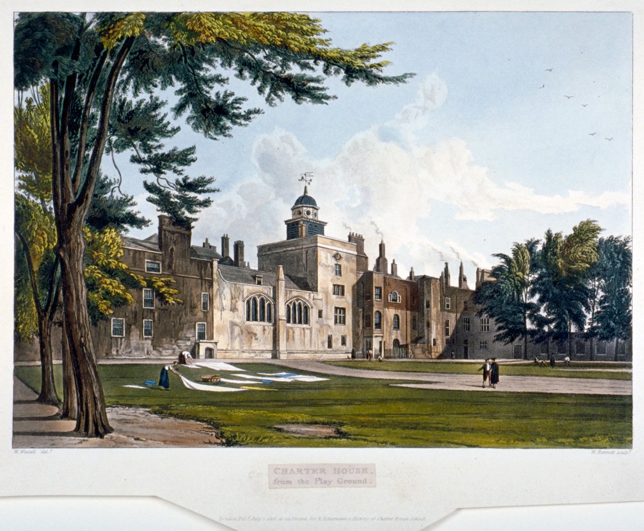Charterhouse, Finsbury, Londýn, 1816 od William James Bennett