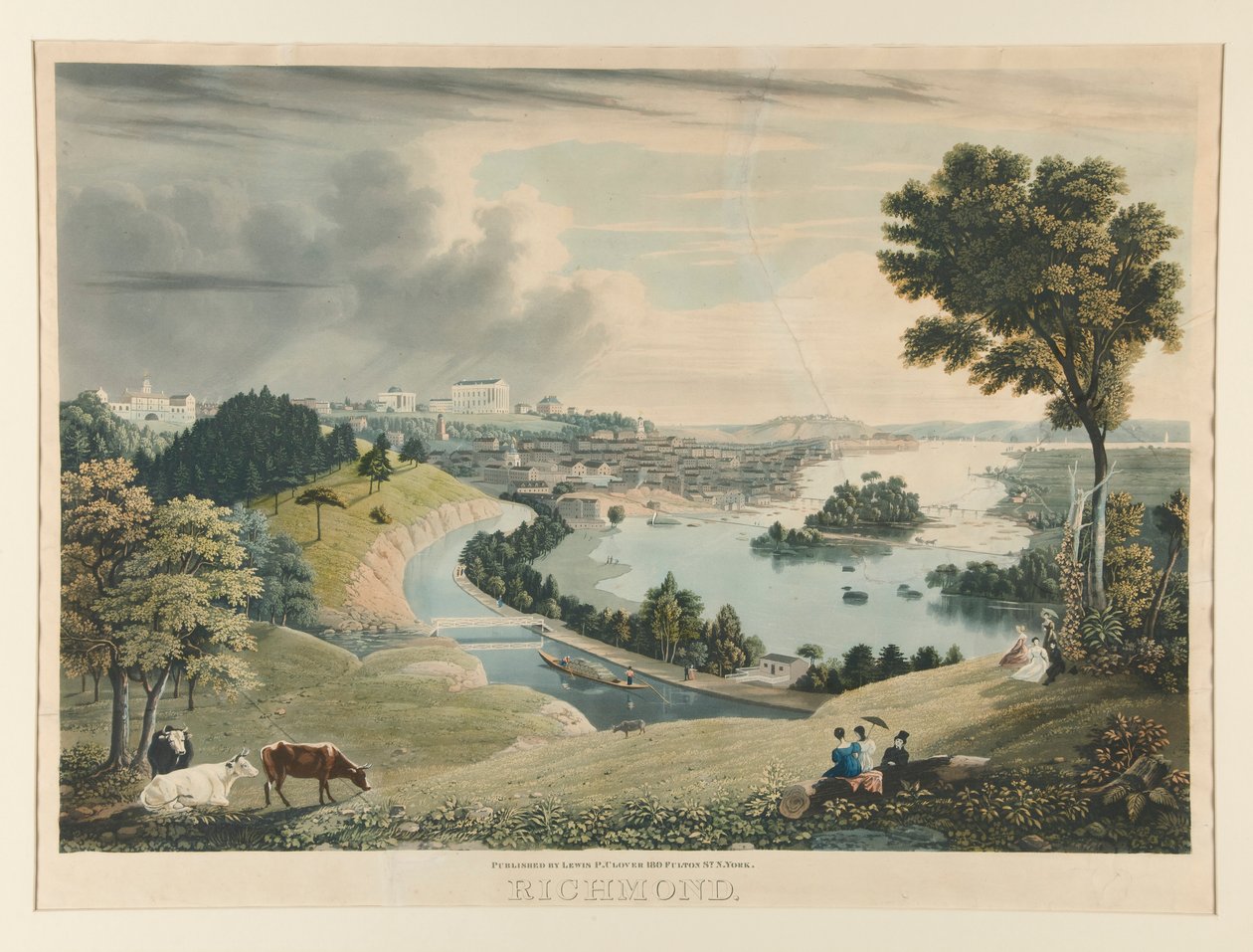 Pohled na Richmond od William James Bennett