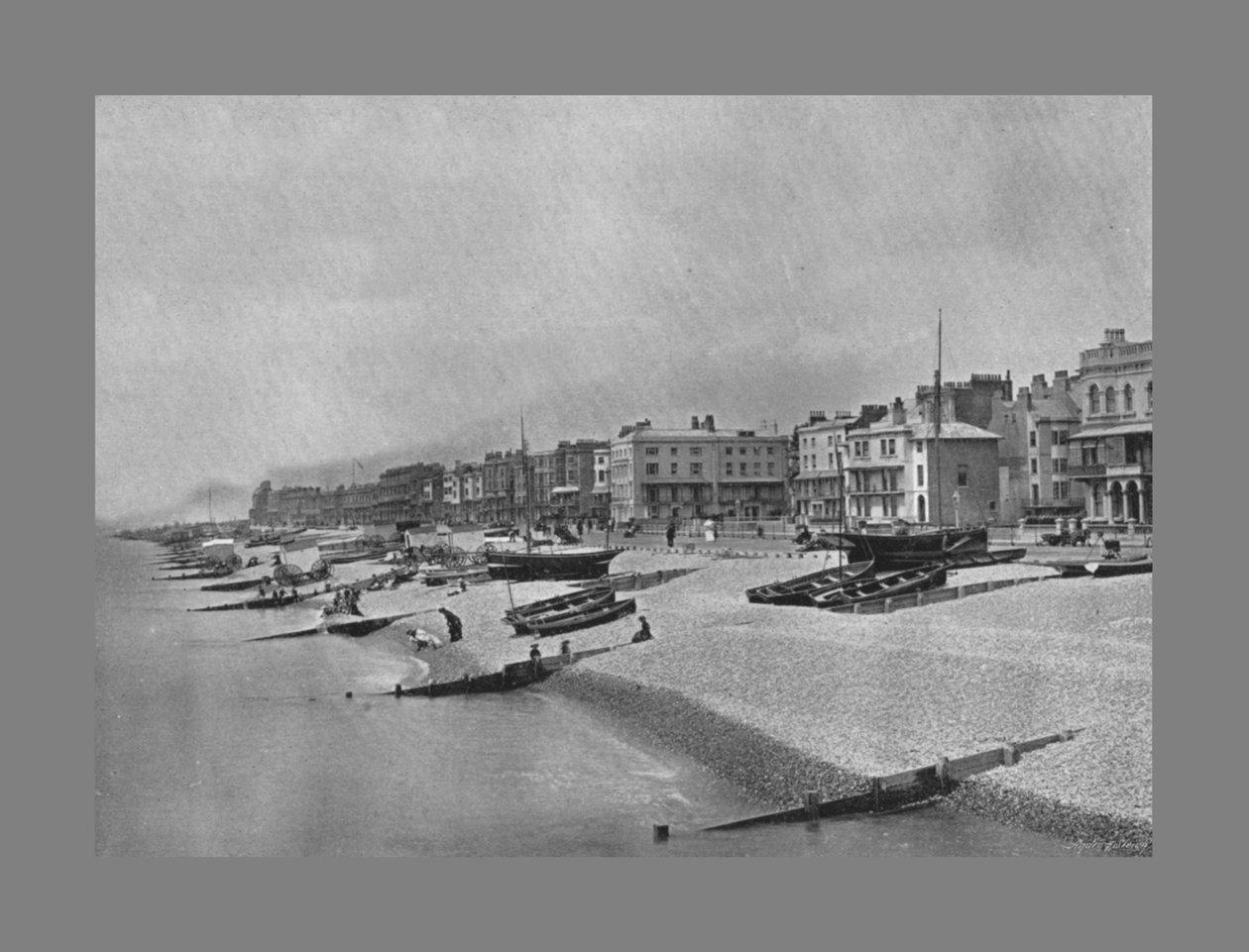The Parade Worthing, c1900 od William James Gardiner