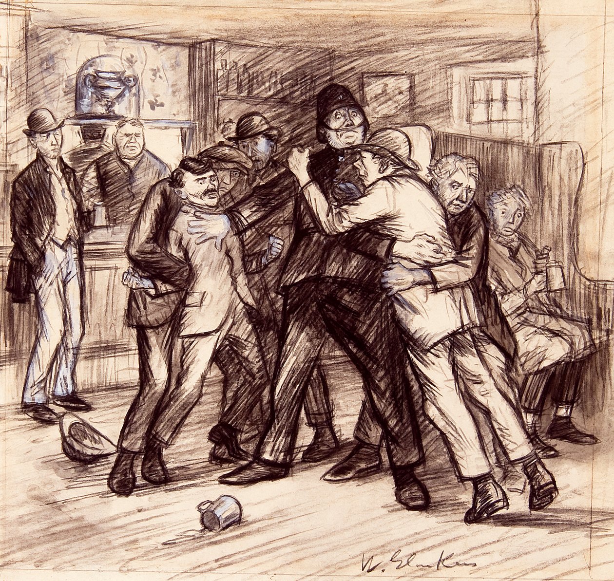 Trvalo nám čtyři, než jsme je drželi od sebe od William James Glackens
