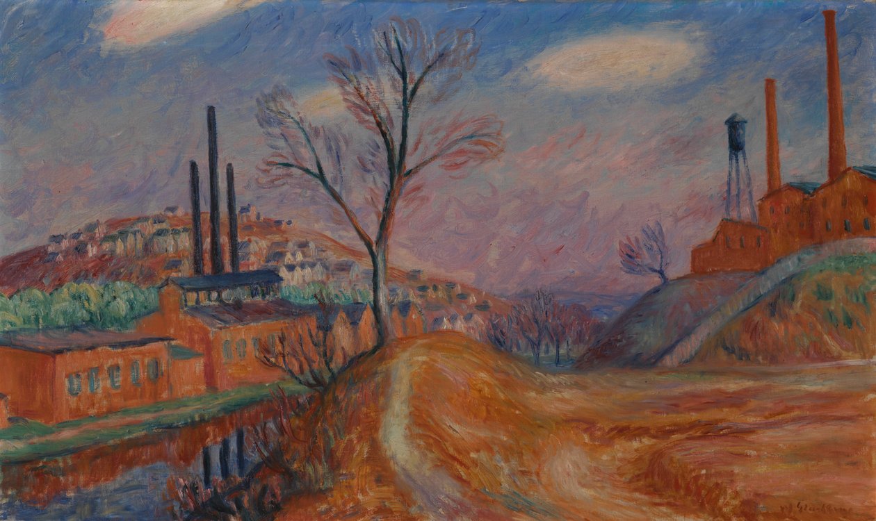 Krajina – továrny od William James Glackens