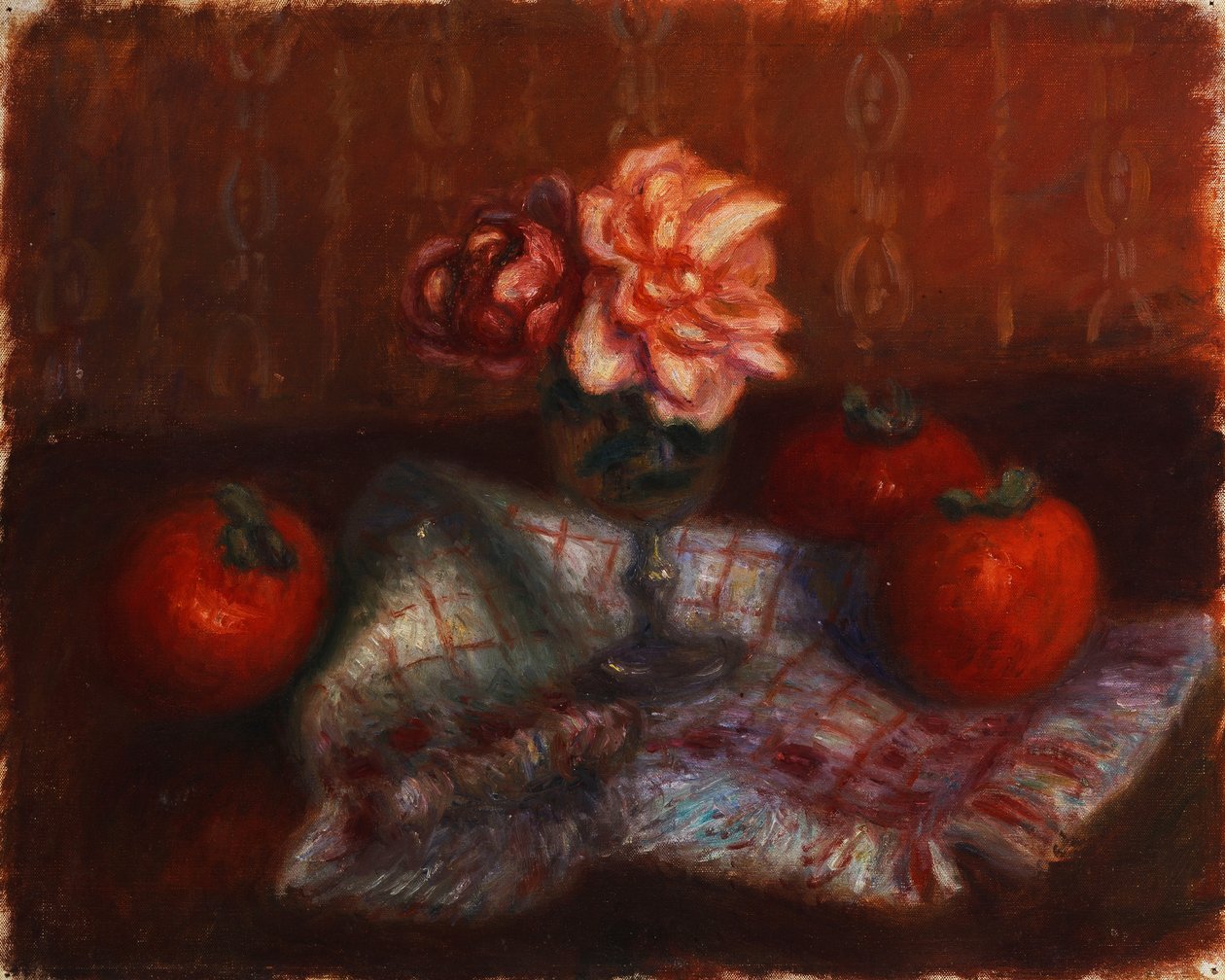 Růže a tomel od William James Glackens