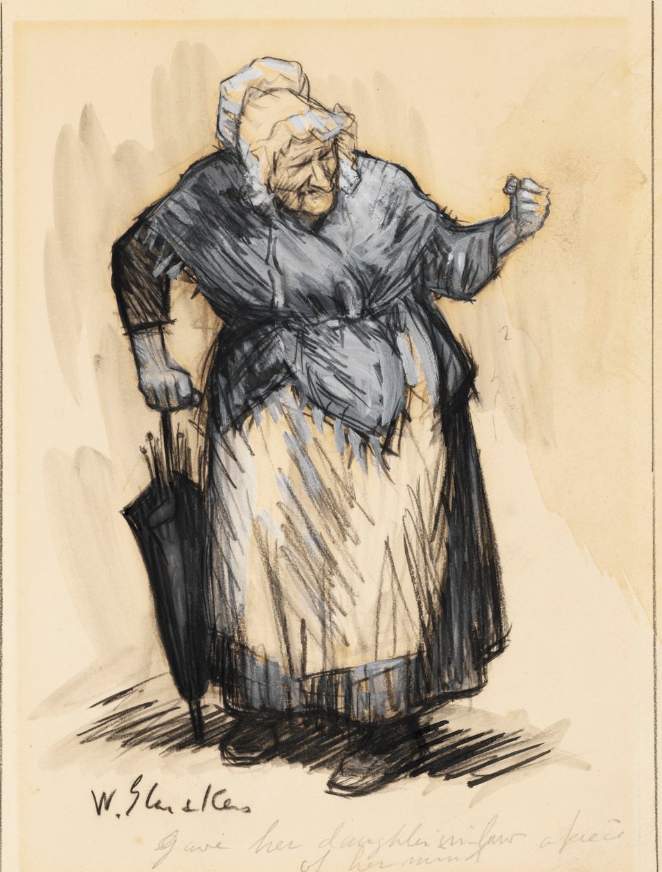 Dala své snaše kus své mysli od William James Glackens