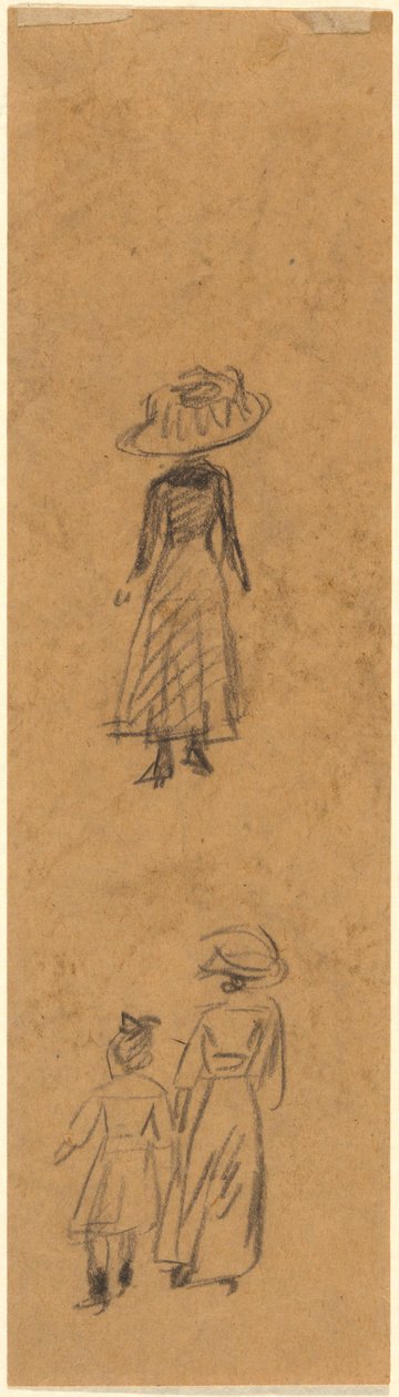 Náčrt obrázků od William James Glackens