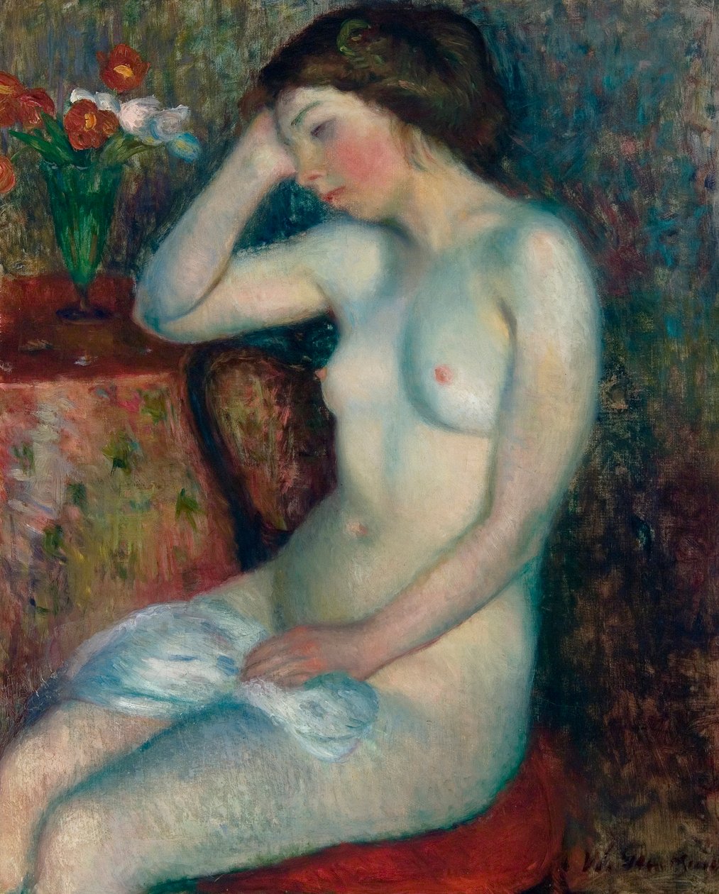 Spící dívka od William James Glackens