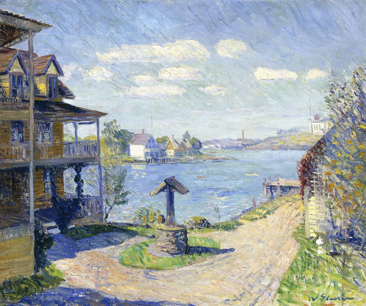 Letní hotel od William James Glackens