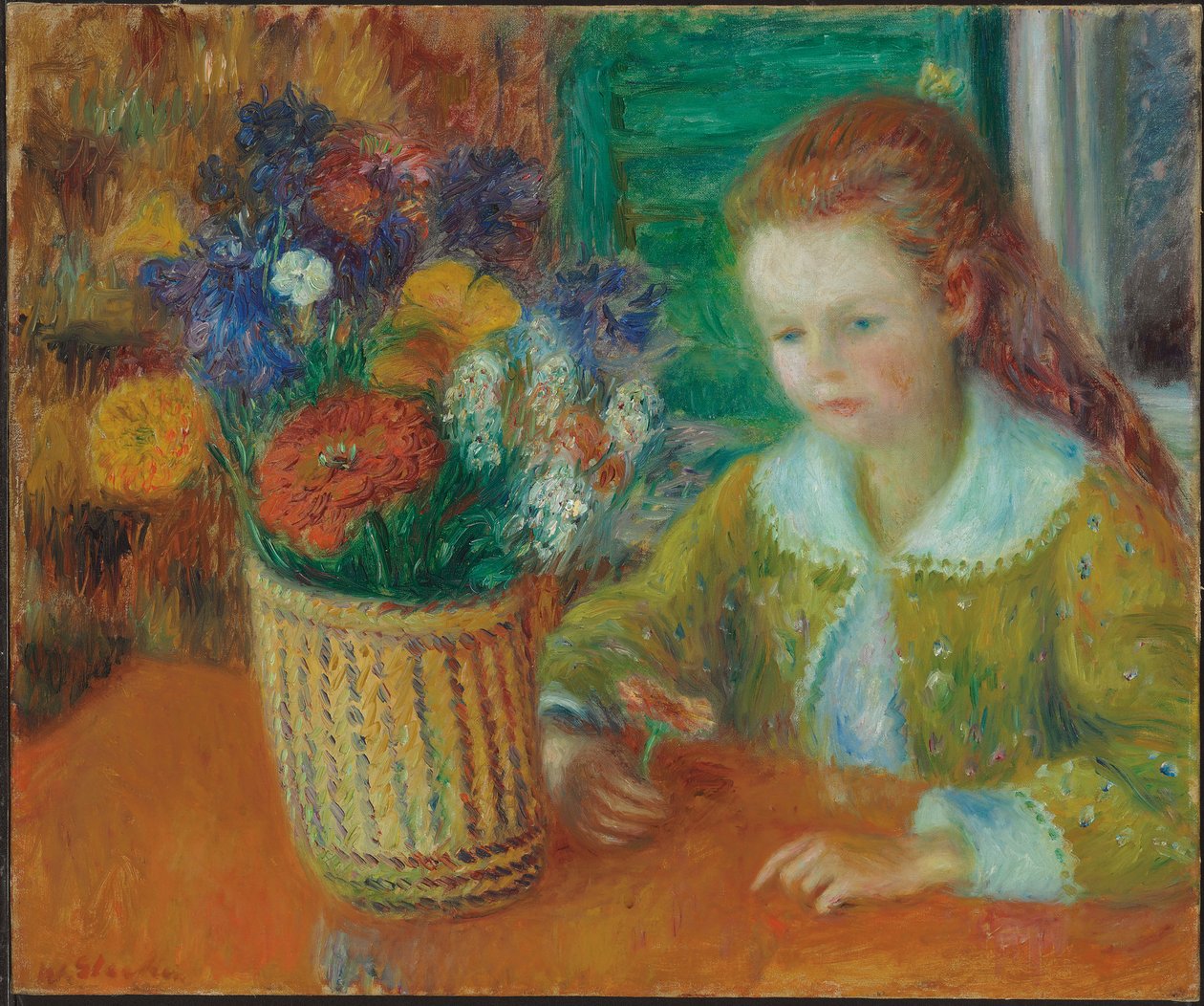 The Breakfast Porch, cca 1920 (olej na plátně) od William James Glackens