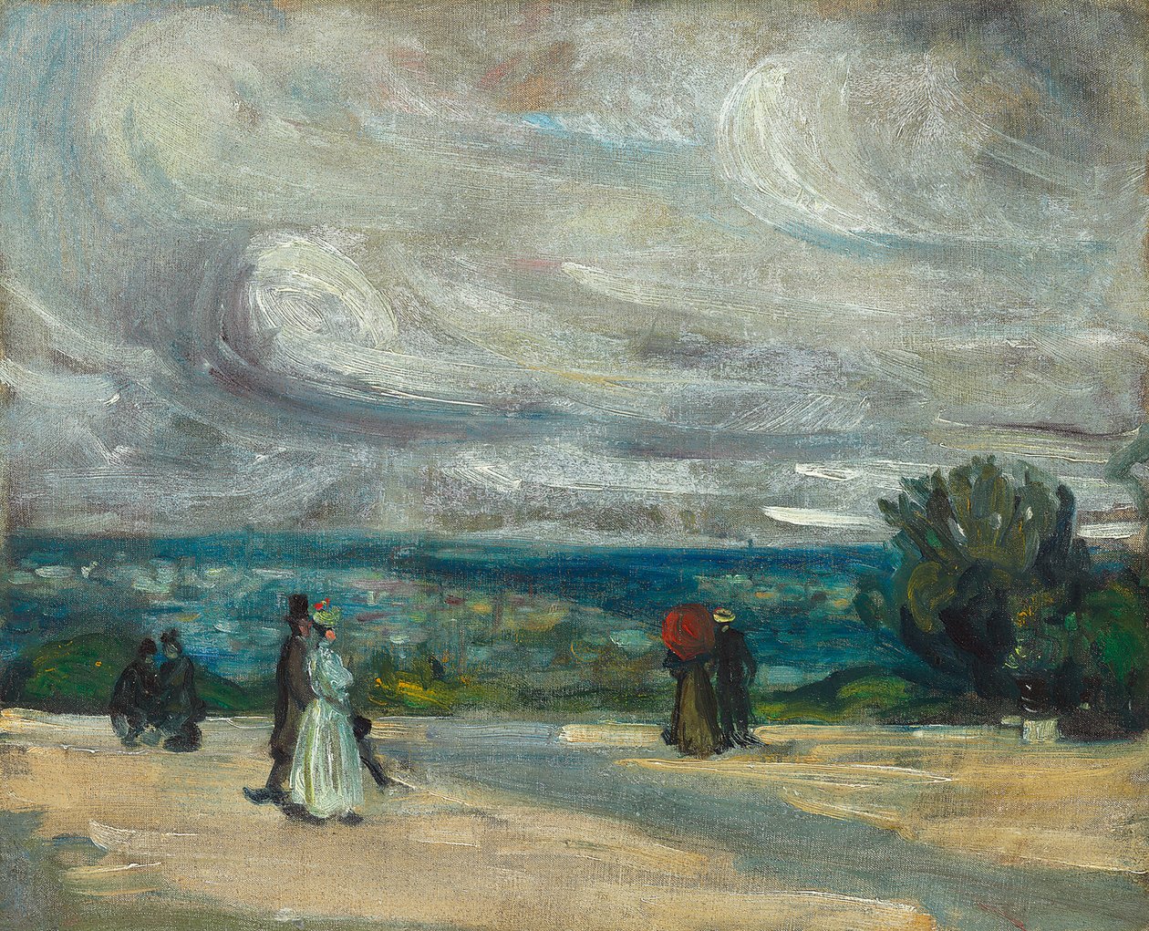 Terasa (olej na plátně) od William James Glackens