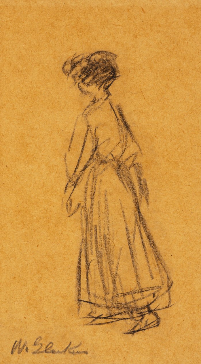 Žena chůze od William James Glackens