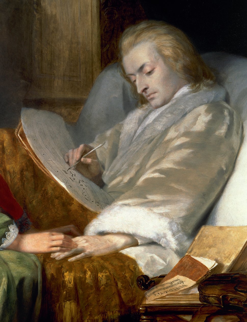 Wolfgang Amadeus Mozart (1756-1791) od William James Grant