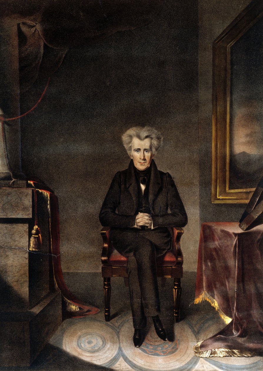 Andrew Jackson, vydáno kolem roku 1835 od William James Hubard
