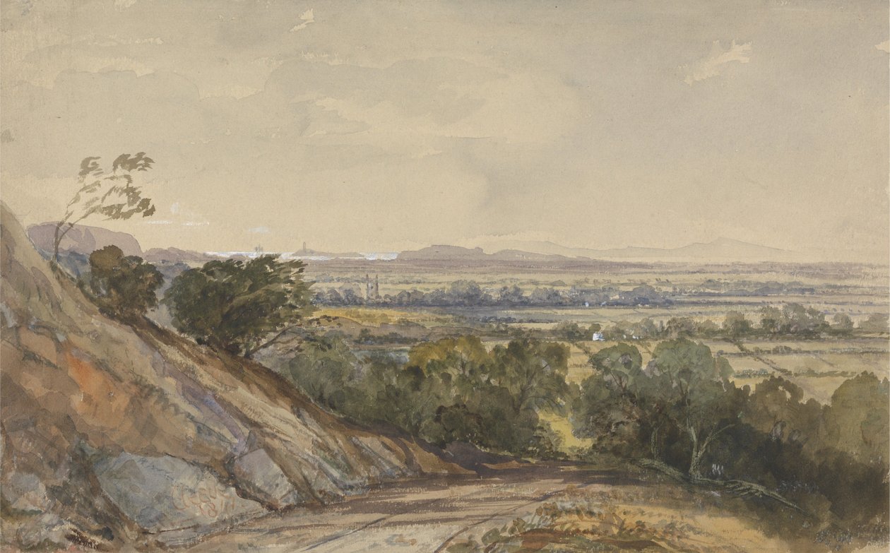 Cleeve, Somerset, s Bridgewater Bay v dálce od William James Muller