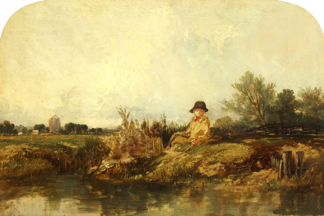 Na Medway, možná 1841 (olej na plátně) od William James Muller
