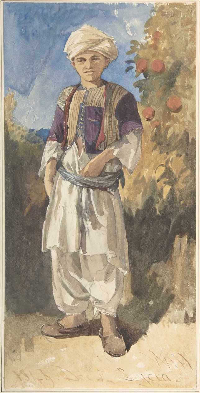 Stojící turecká mládež od William James Muller