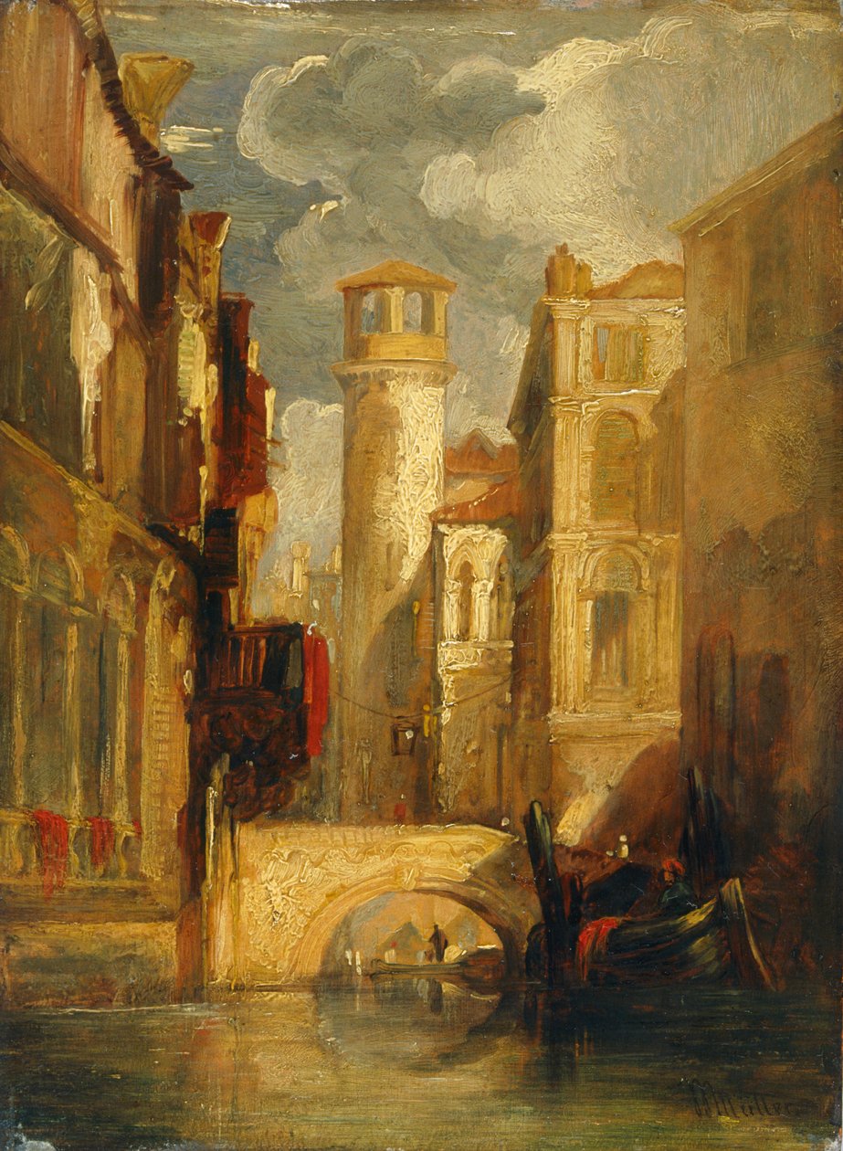 "Benátská scéna", 1832-1845 od William James Muller