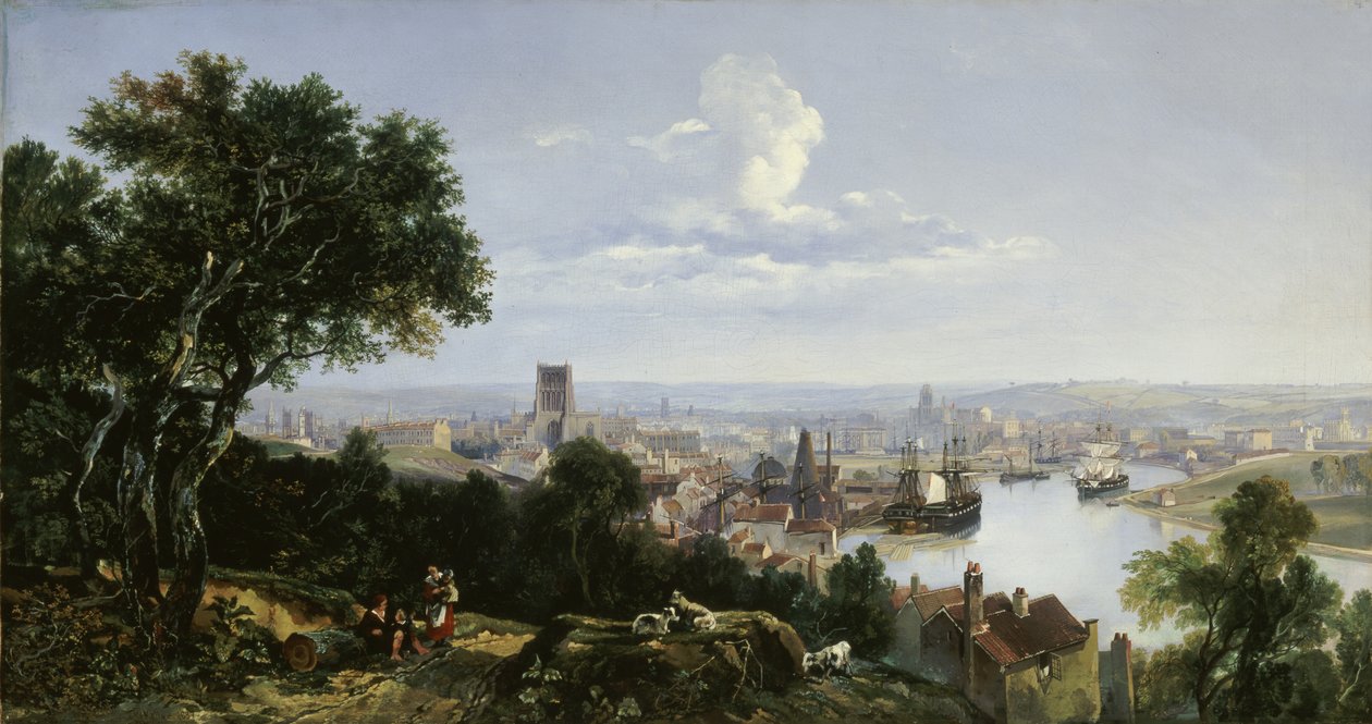 Pohled na Bristol z Clifton Wood od William James Muller