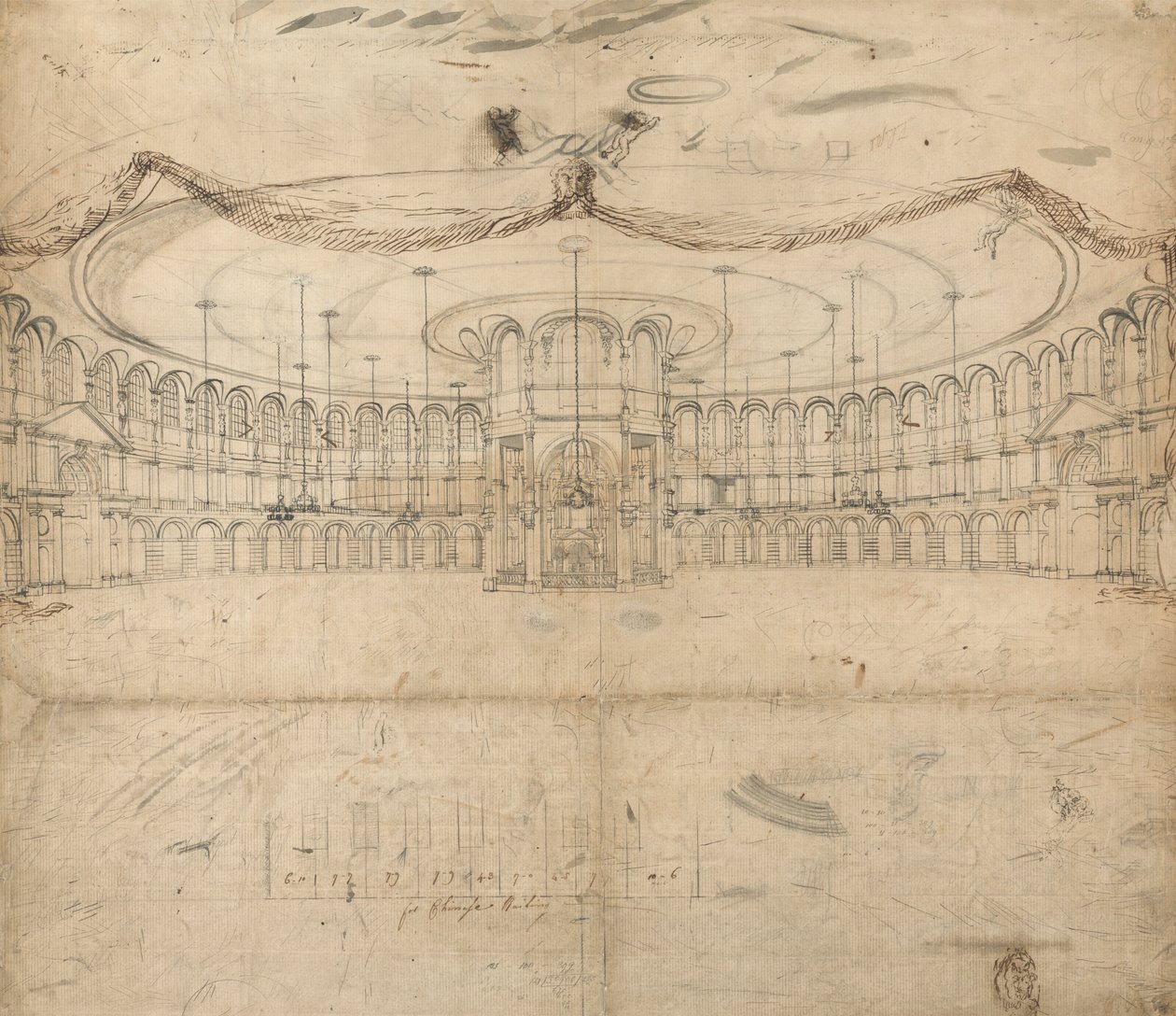Design pro rotundu, Ranelagh Gardens od William John Newton