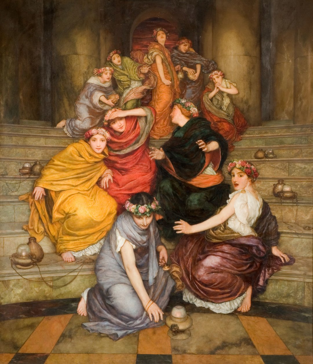 Podobenství o moudrých a pošetilých pannách, 1899. od William John Wainwright