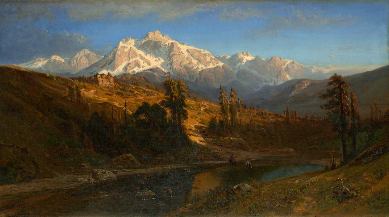 Mono Pass, pohoří Sierra Nevada, Kalifornie od William Keith
