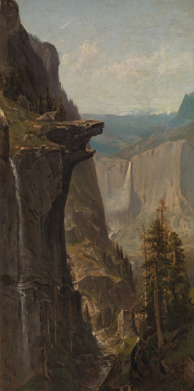 Yosemitské vodopády z Glacier Point, 1879. od William Keith