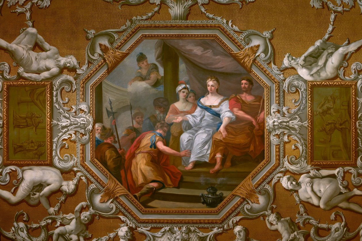 Strop Královské galerie od William Kent
