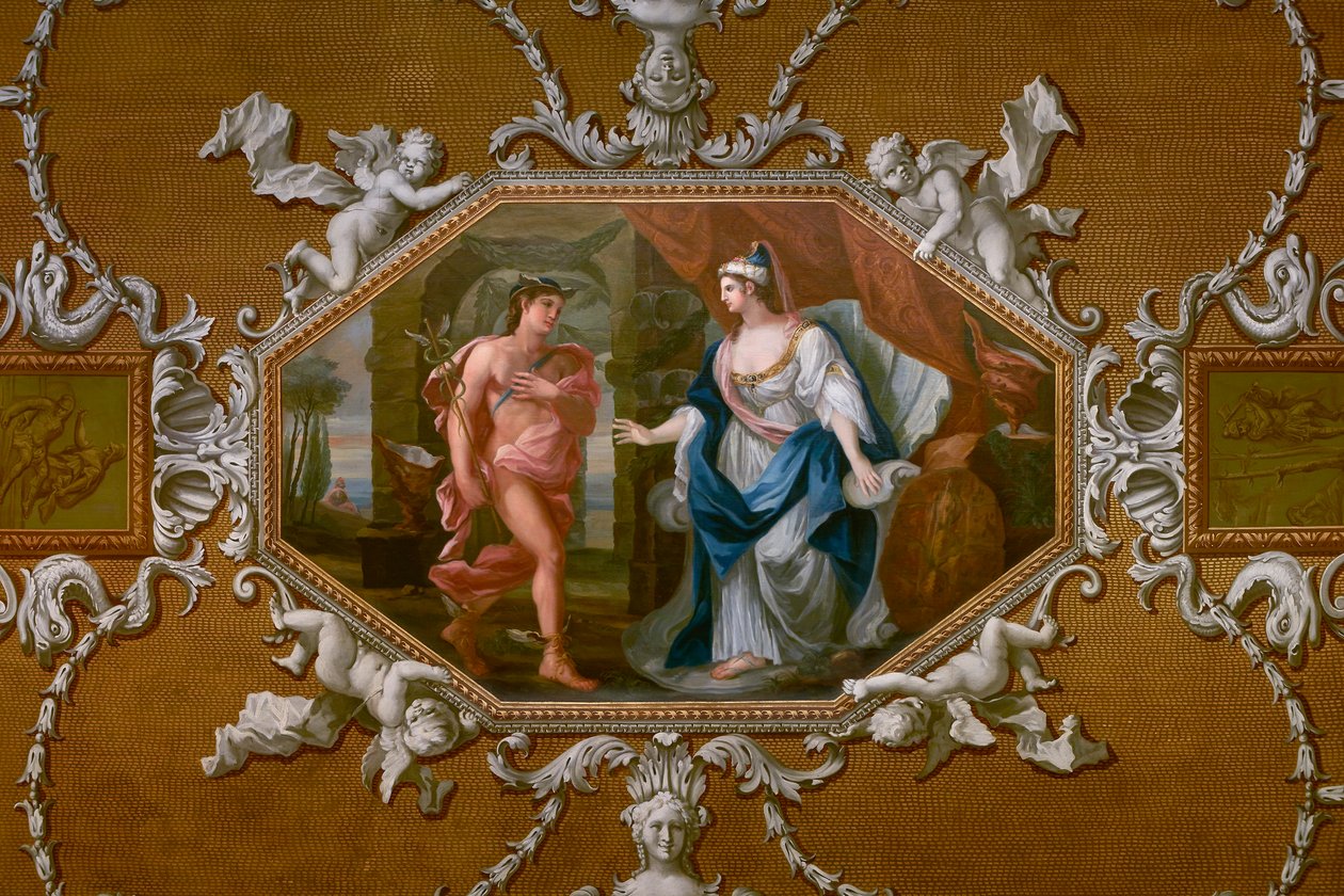 Strop Královské galerie od William Kent