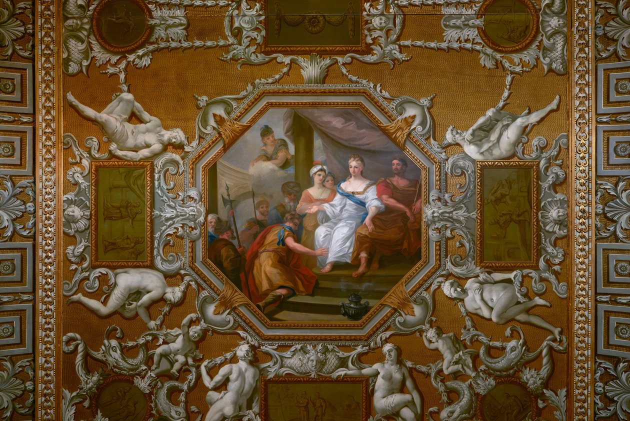 Strop Královské galerie od William Kent