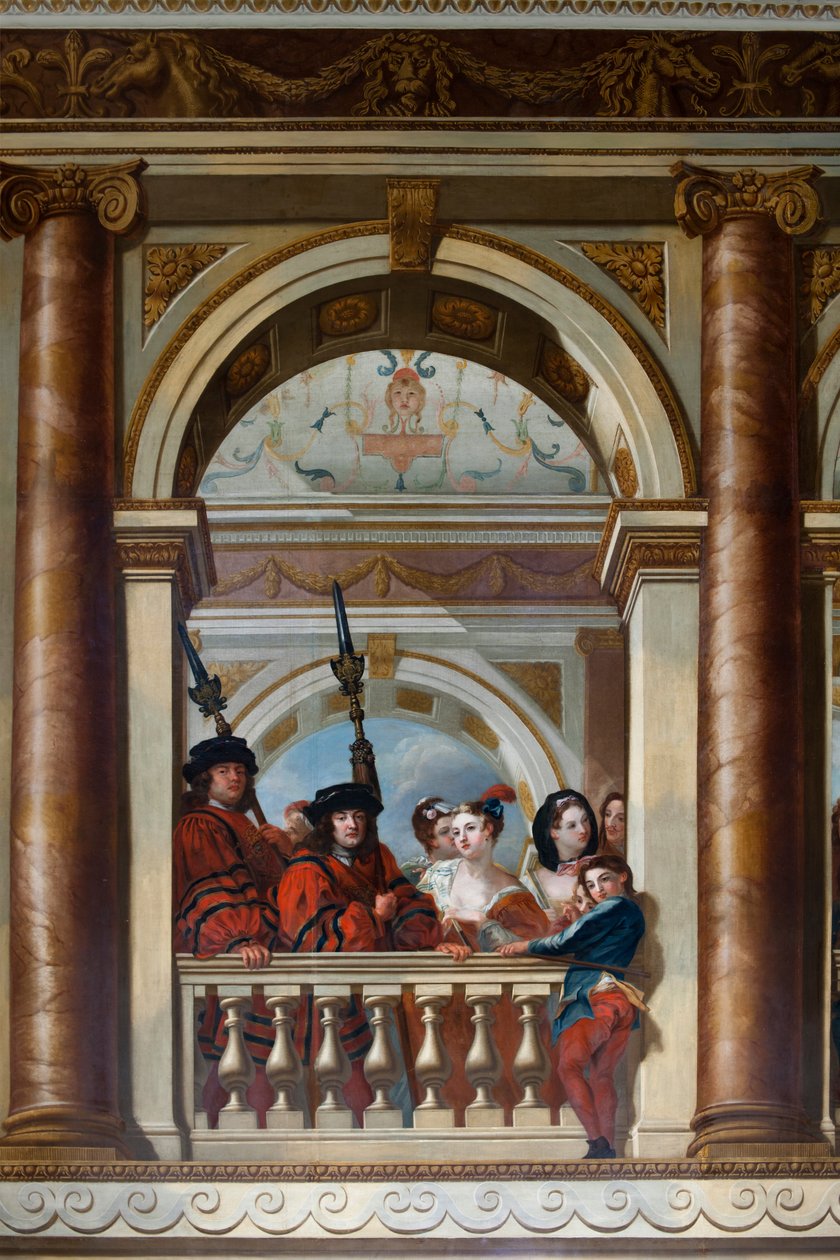 Královské schodiště, Kensingtonský palác, Londýn od William Kent