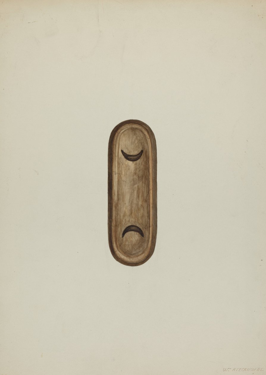 Detail, přední strana zpovědnice, 1937. od William Kieckhofel