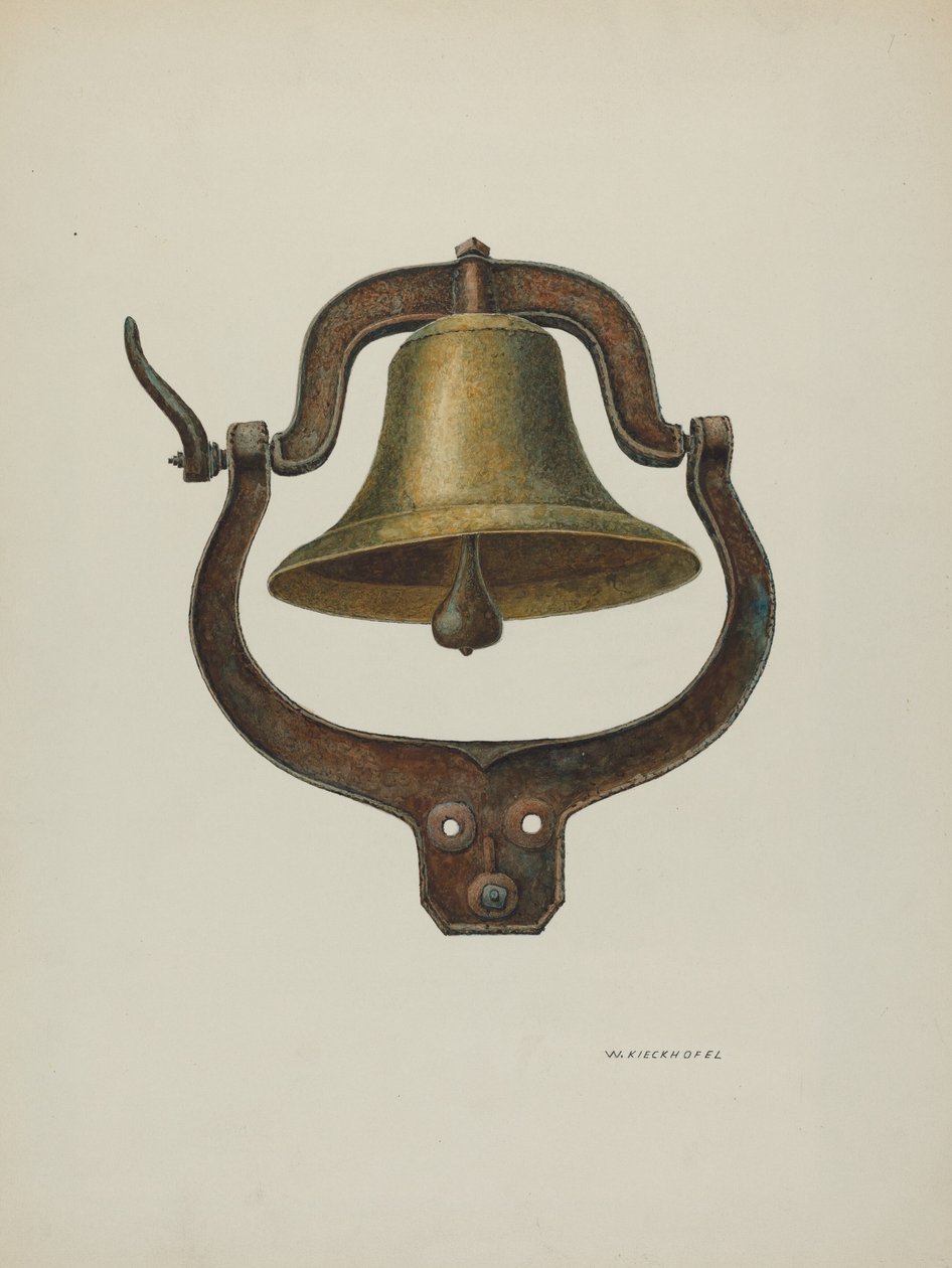 Dinner Bell, 1940. od William Kieckhofel