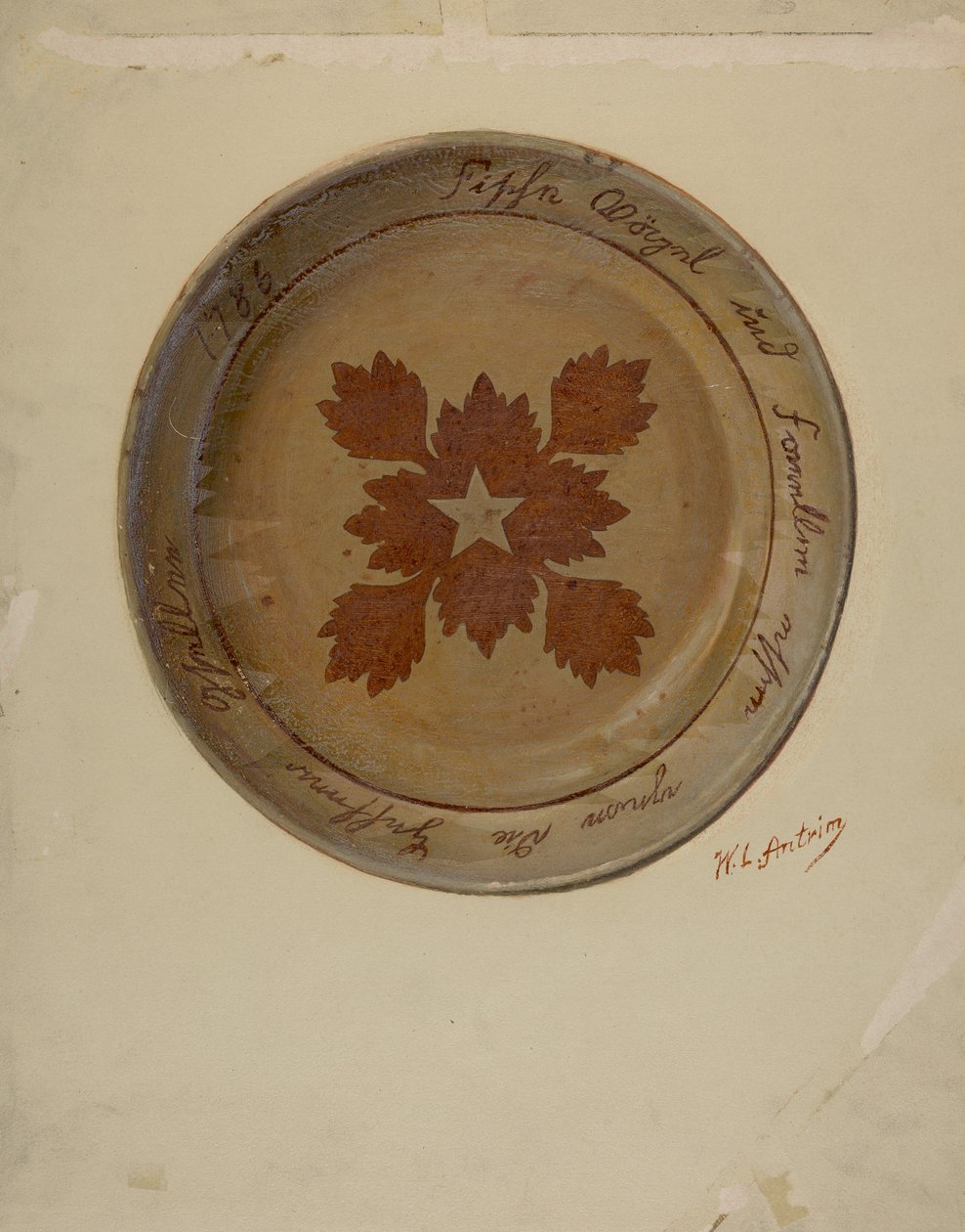 Pa Německý pokrm, c. 1936. od William L Antrim