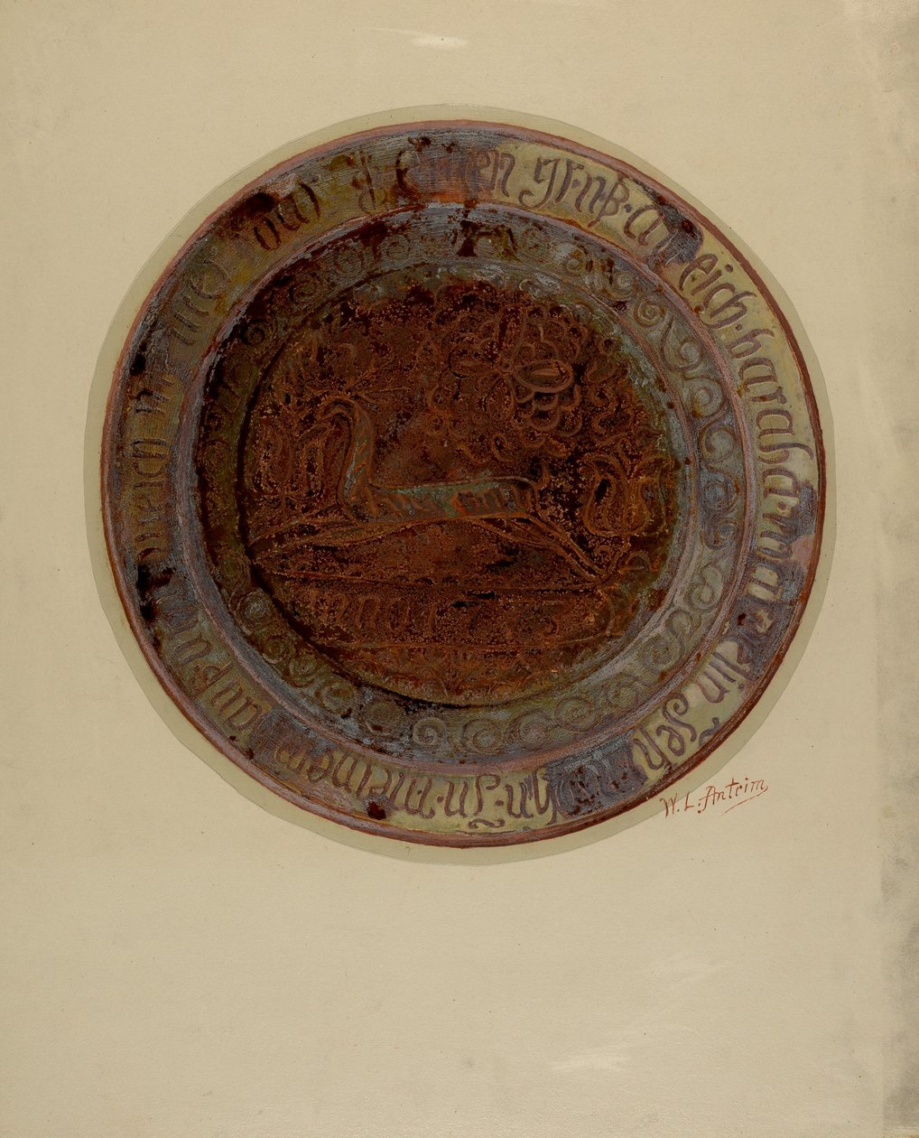 Pa Německý pokrm, c. 1937. od William L Antrim