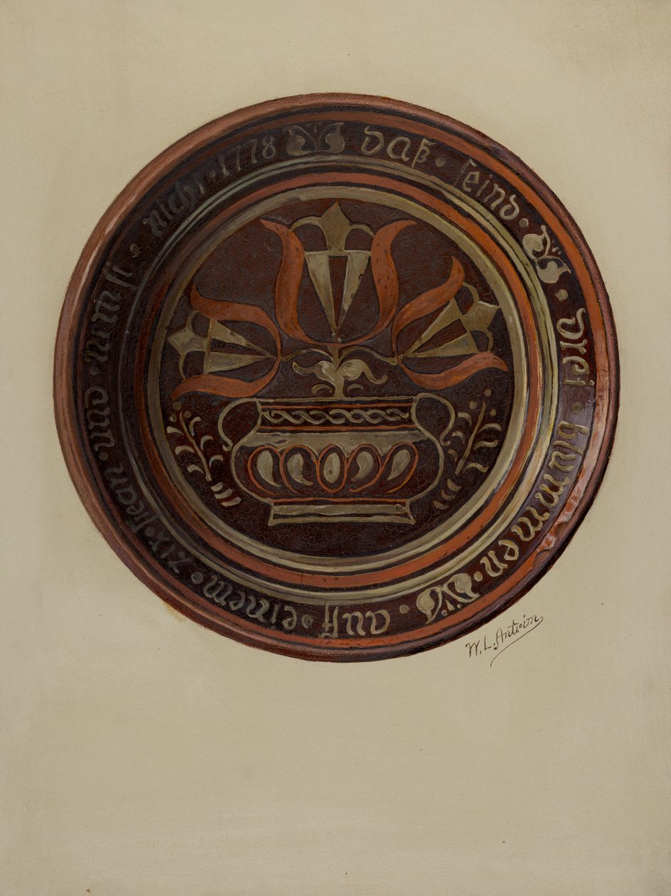 Pa Německý pokrm, c. 1937. od William L Antrim