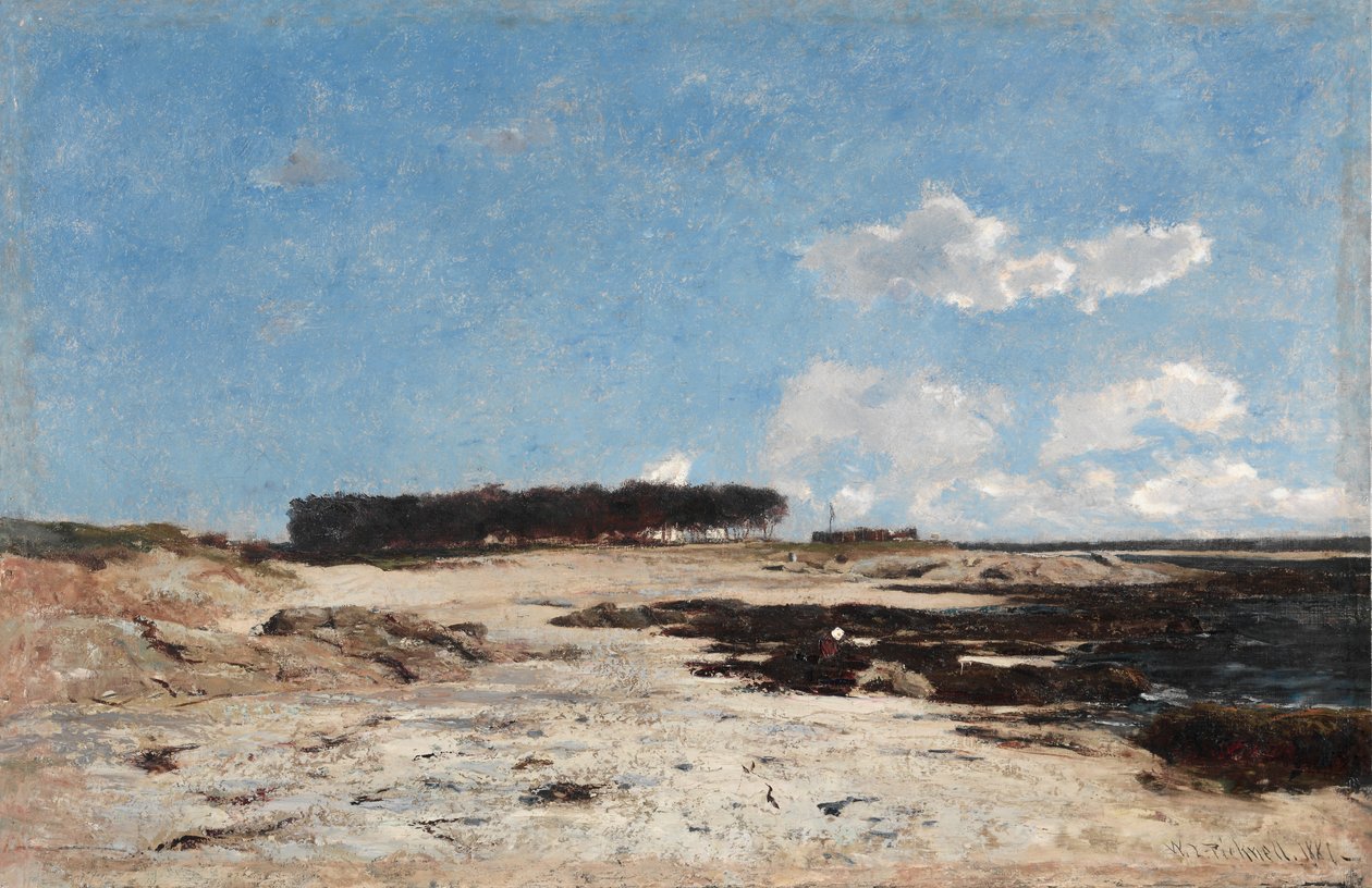 Pointe de Cabellou, Bretaň od William Lamb Picknell