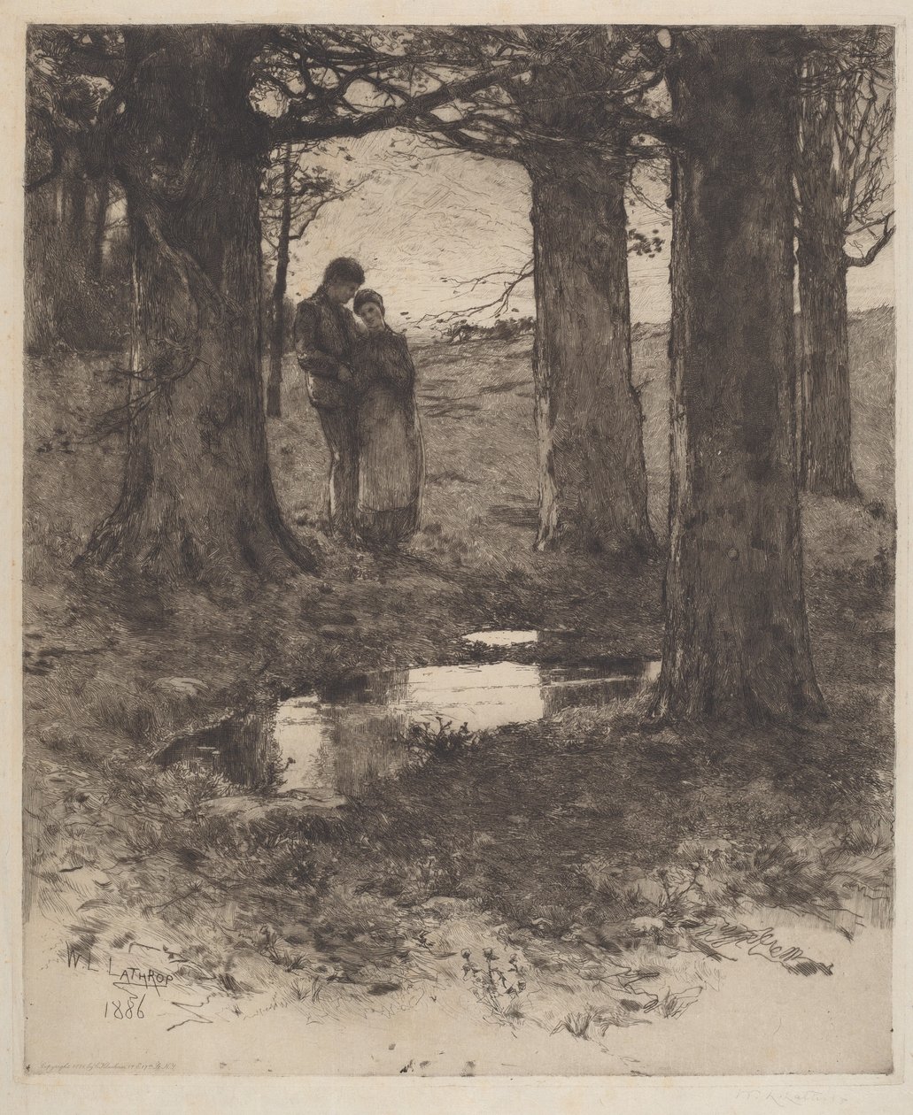 Večerní procházka od William Langson Lathrop