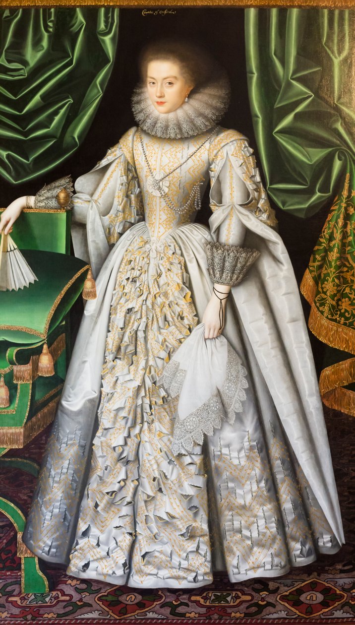 Diana Cecil, hraběnka z Oxfordu od William Larkin