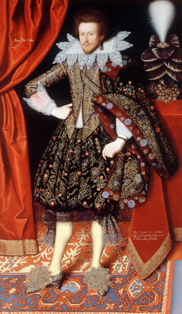Edward Sackville c.1613 (olej na plátně) od William Larkin