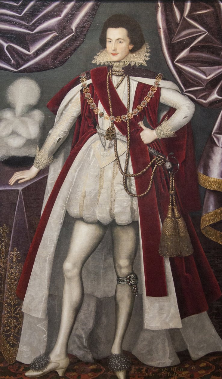 George Villiers, 1. vévoda z Buckinghamu 1592-1628, cca 1616 od William Larkin