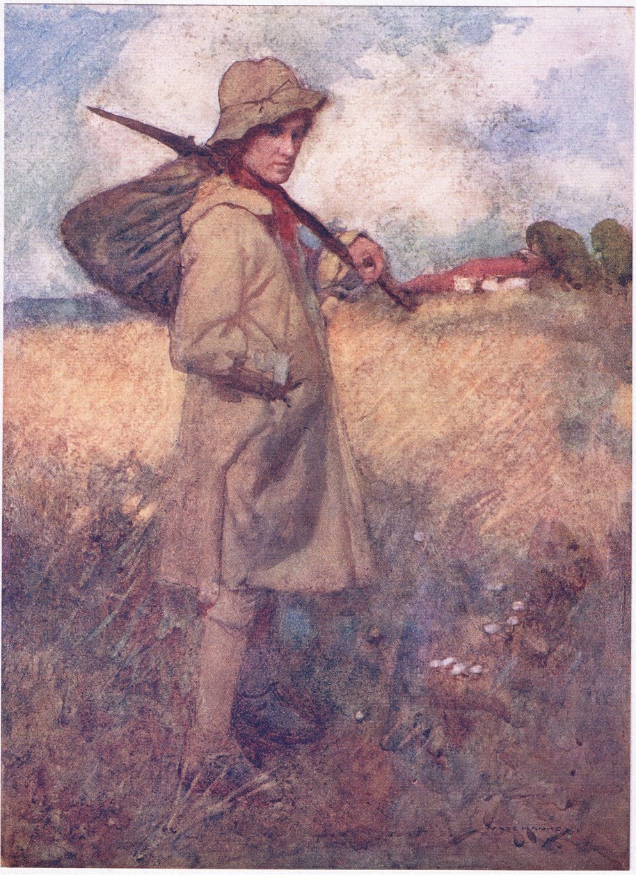 Byly doby, než začal anglický smutek, kdy si každá půda udržovala svého muže (barva litho) od William Lee Hankey